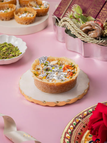 Traditional Ghewar – Malai