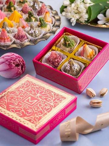 Modak Box of 4 (Pink & Magenta)