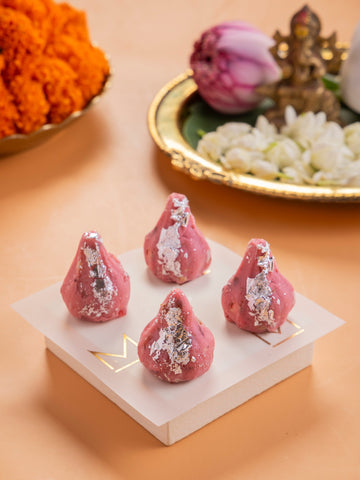 Strawberry chocolate Modak