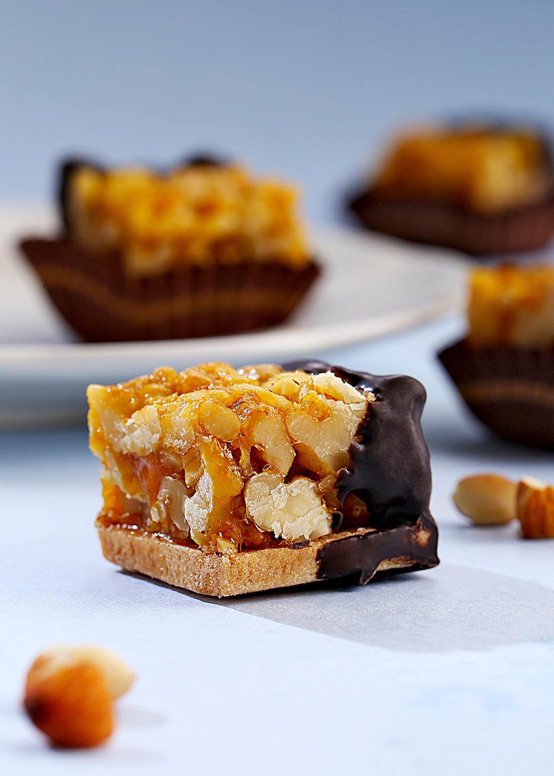 Chocolate Walnut Crush Barfi with Pichwai Box