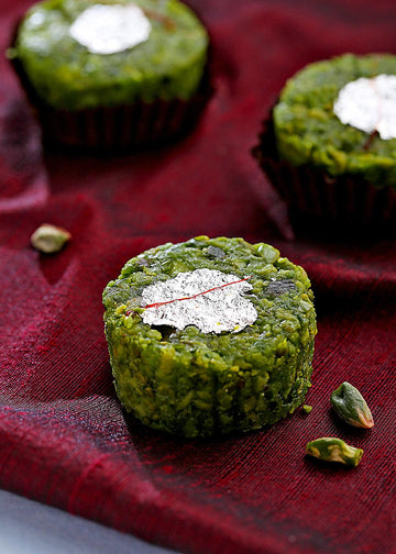 Pista-e Kesar Bahar Barfi with Pichwai Box