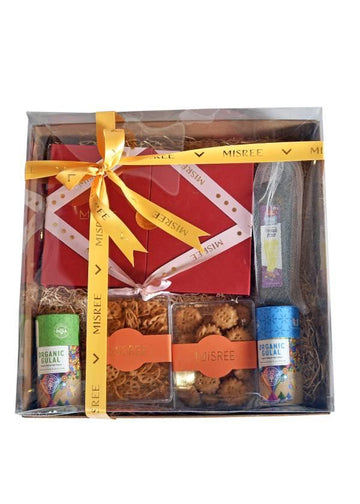 Wooden box hamper