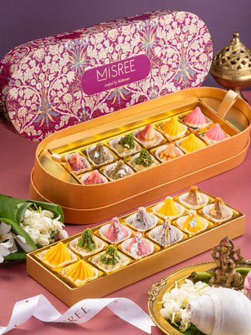 Oval Sweets Box of 24