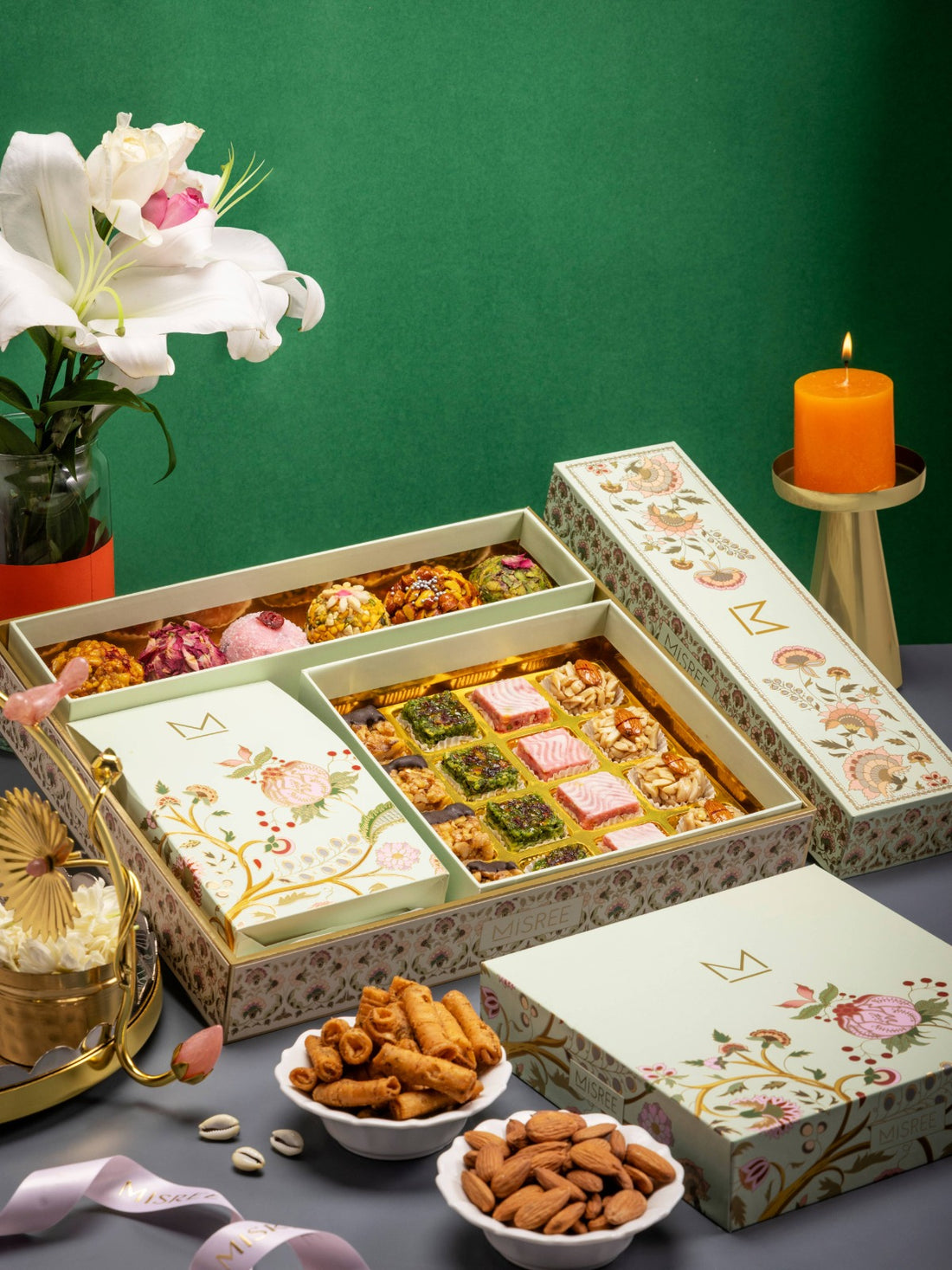 Floral Tray Hamper