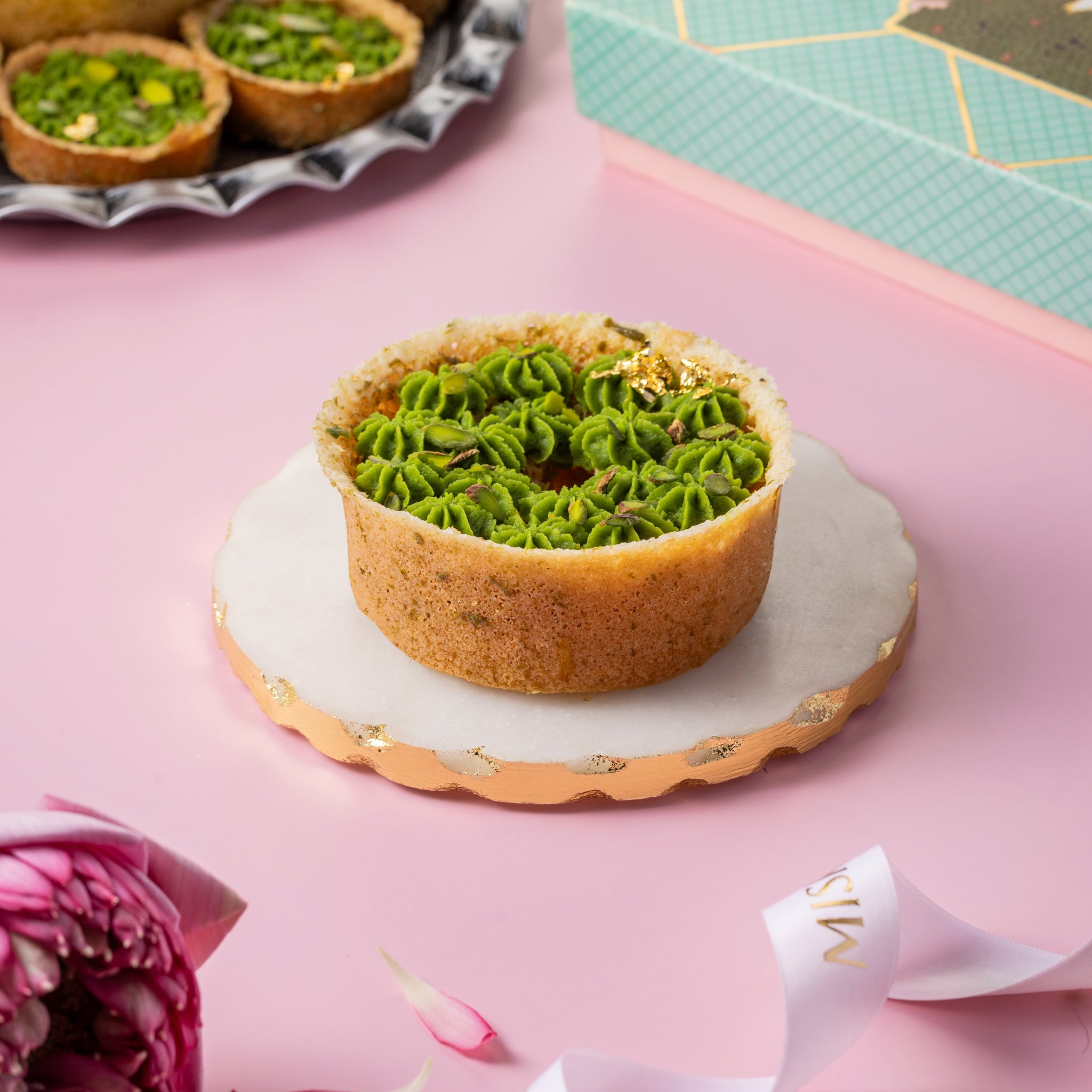 Fusion Ghewar – Pistachio (Mini)