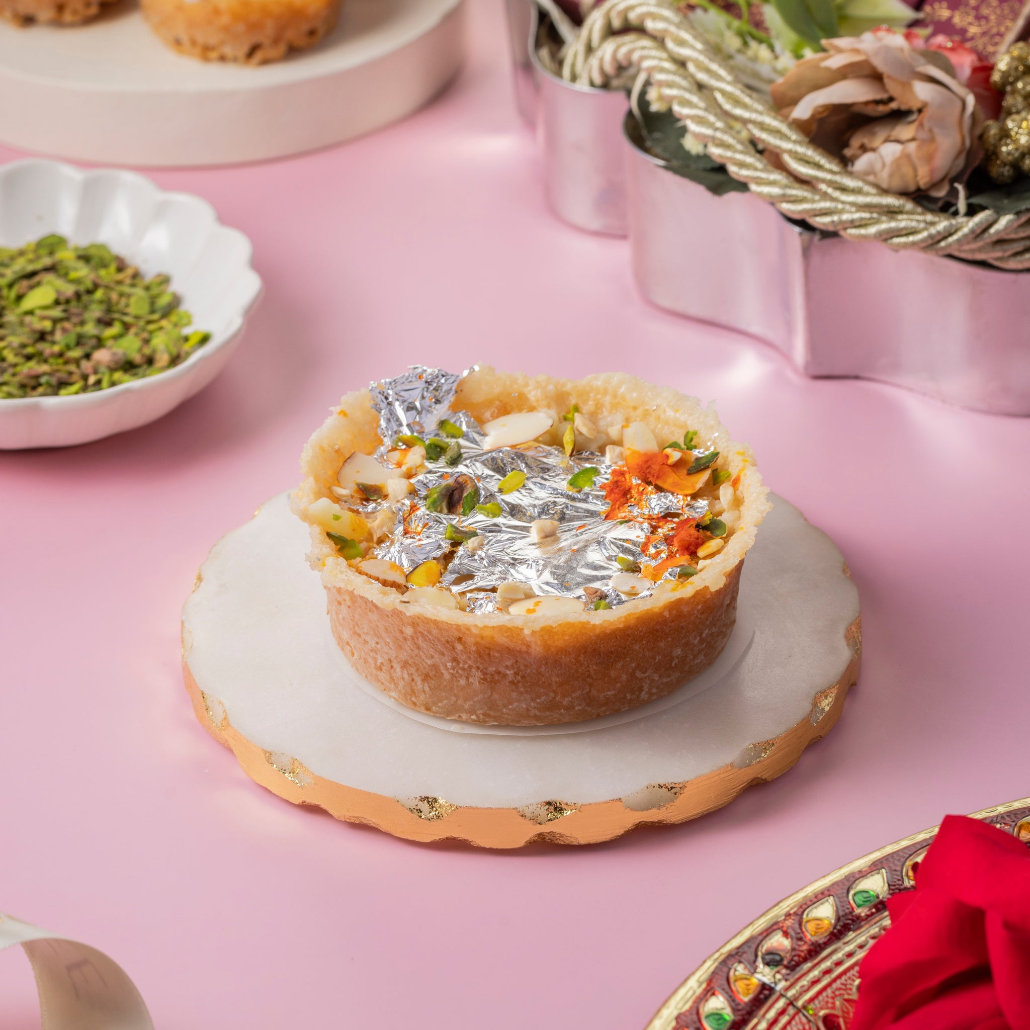 Traditional Ghewar – Malai