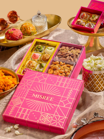 Neon pink hamper