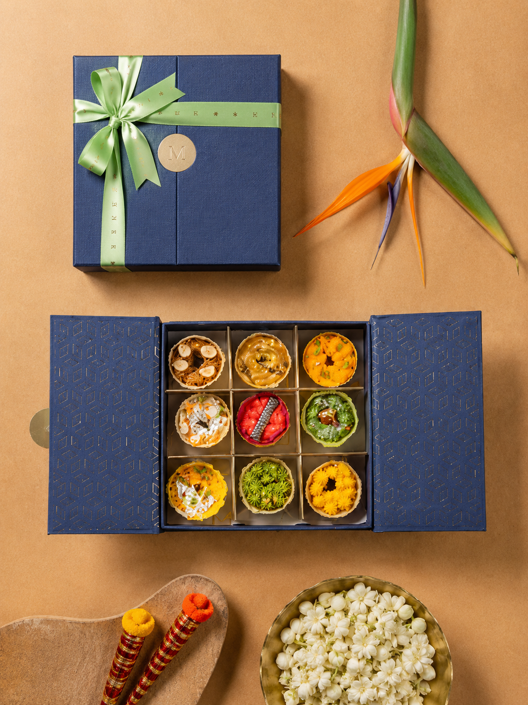 Ghewar Box of 9
