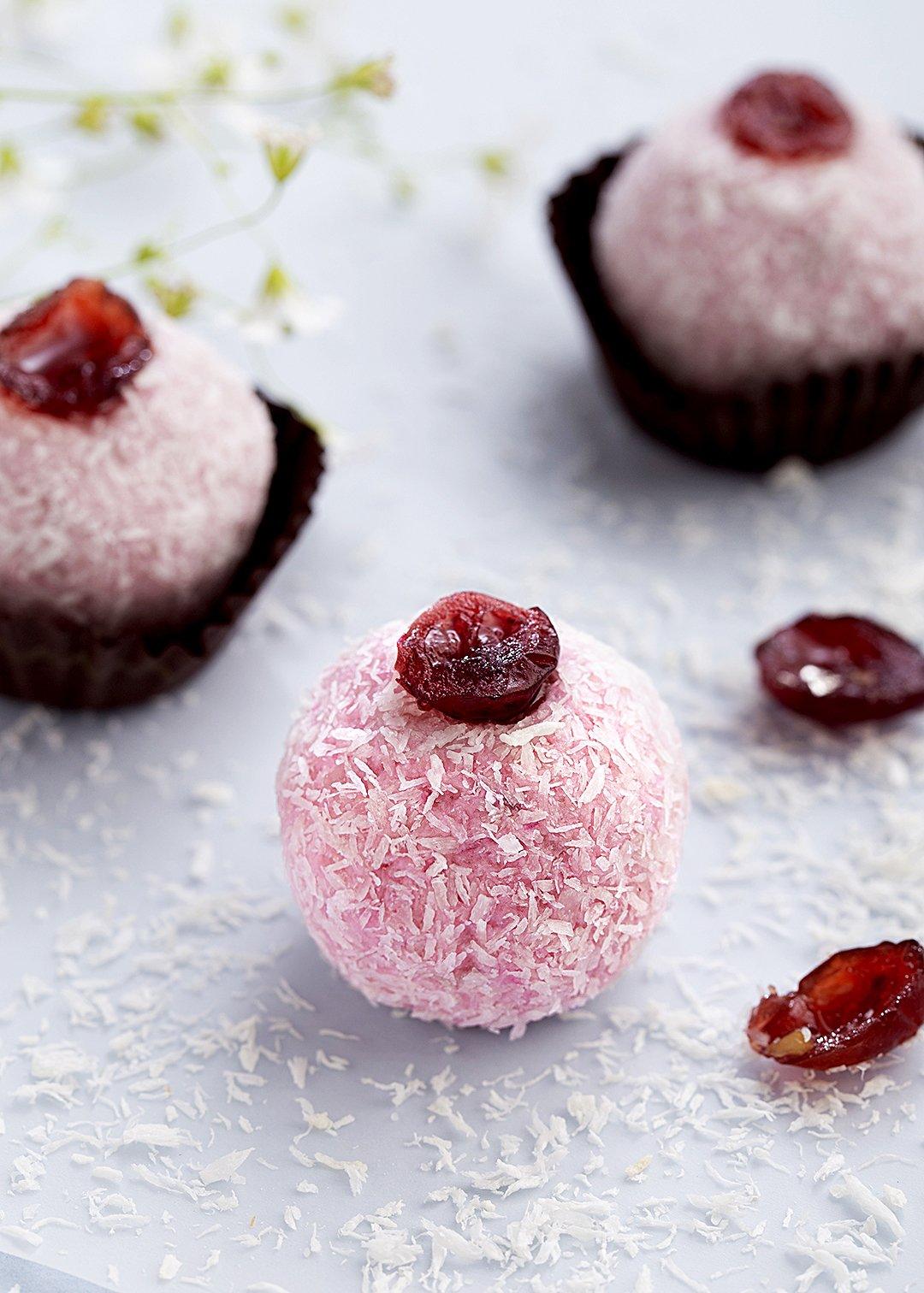 Coconut Cranberry Marzipan