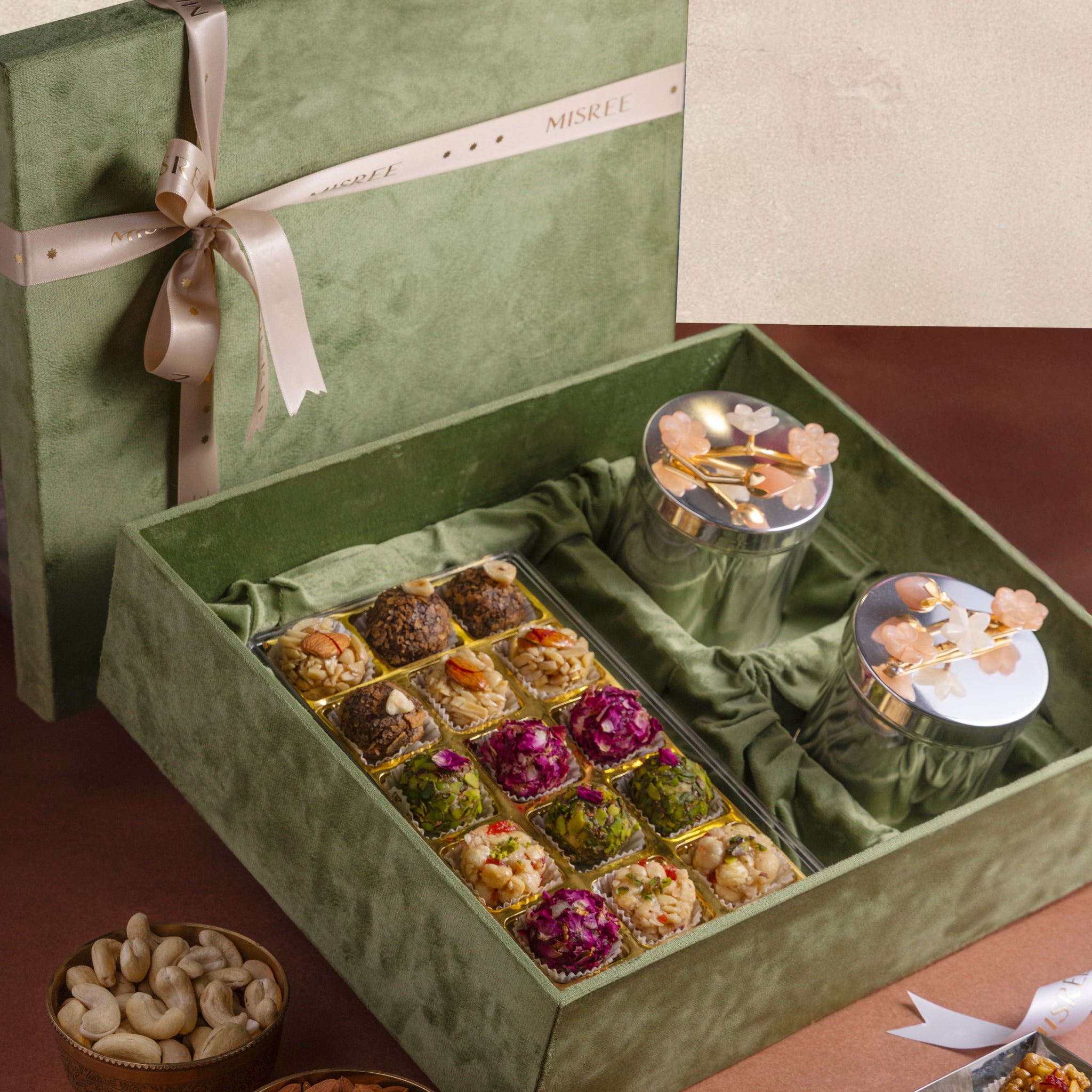 VELVET BOX SWEETS AND SAVOURIES