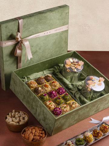 VELVET BOX SWEETS AND SAVOURIES
