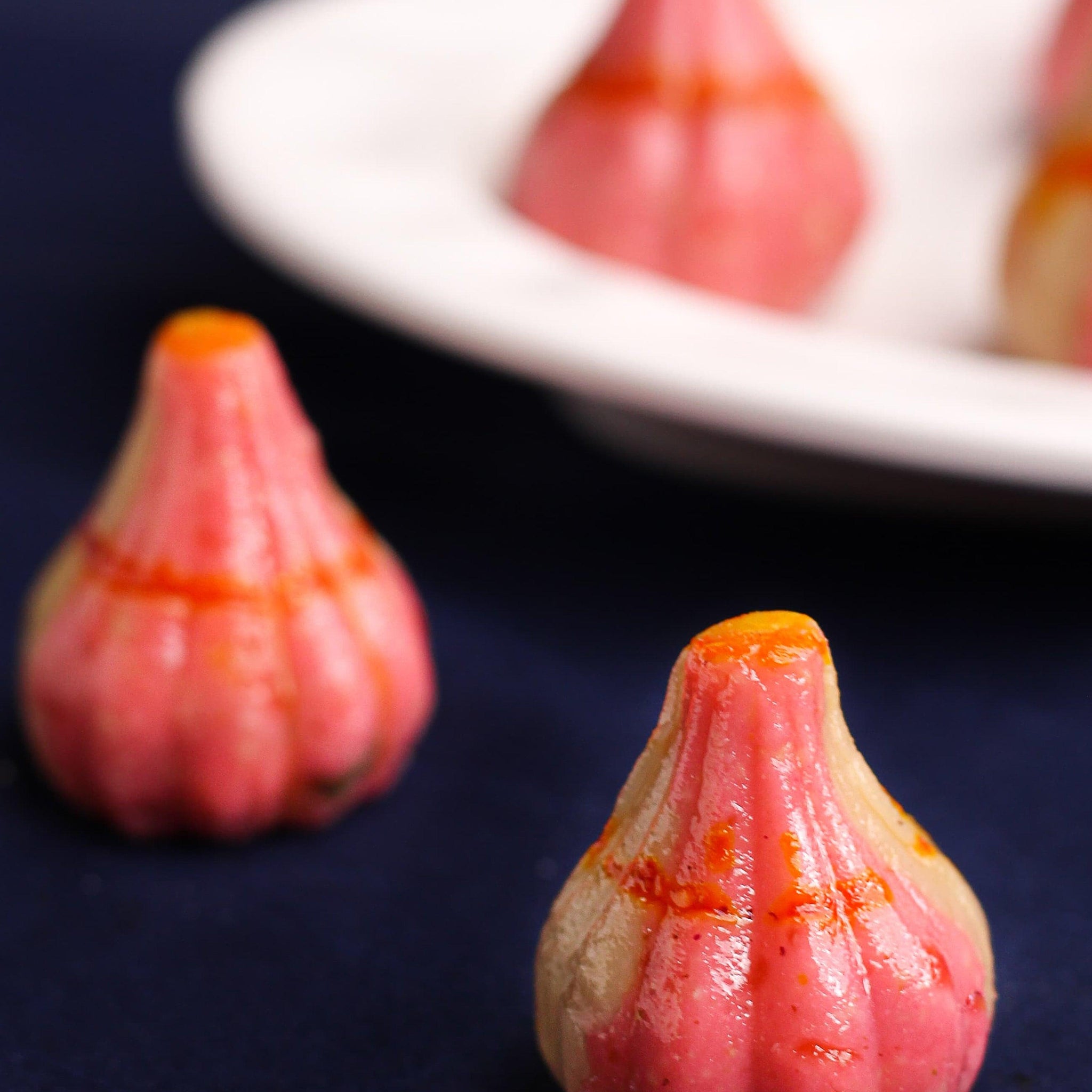 Scrumptious Strawberry Modak with Pichwai Box