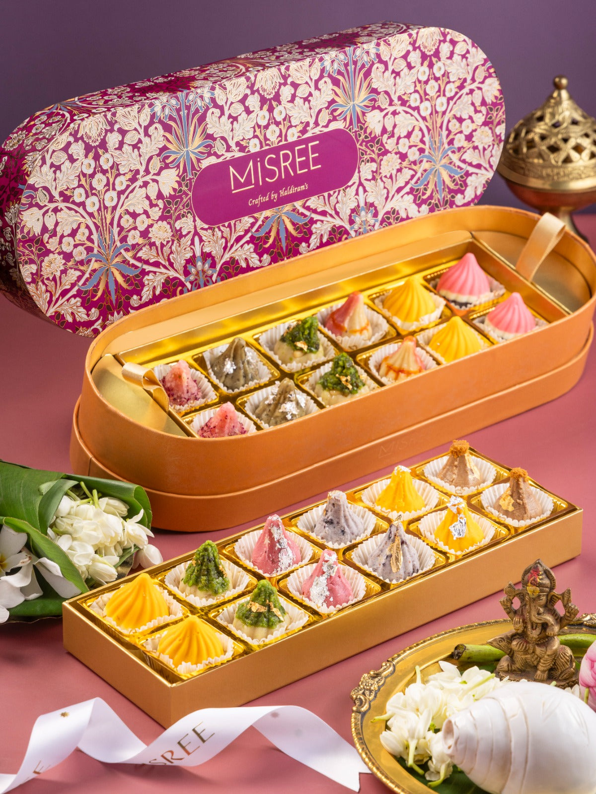 Oval Sweets Box of 24