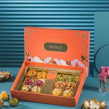 Saffron Mithai Box of 12